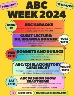 ABC Week Schedule 2024